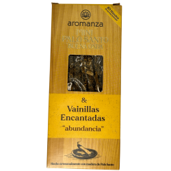 ミニパロサントグッドウェーブインセンスとエンチャンテッドバニラアロマンツァアルゼンチン - 8 Smokes 40min duration - Abundance