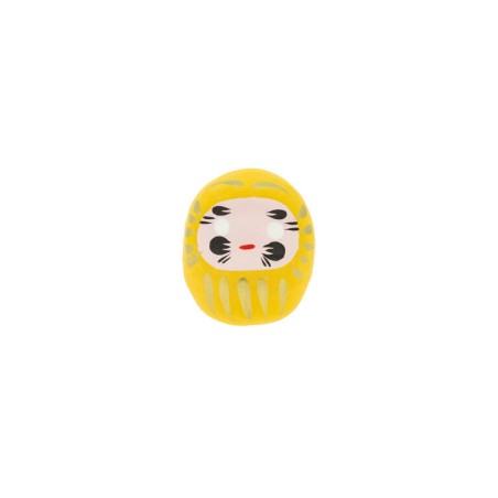 Daruma Yellow Little Fortune - Giappone tradizionale - Bambola per lo scopo