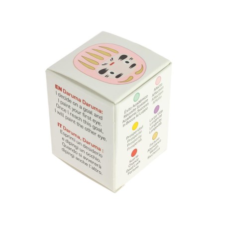 Daruma Pink Small Affection - Japon traditionnel - Poupée but