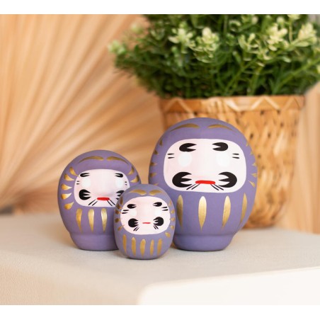 Daruma Violeta Pequeño Larga Vida - Tradicional Japón - Muñeco de los propósitos