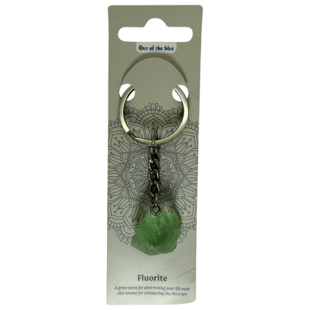 Clauer Mineral en brut Fluorita - Tranquil·litat, Saviesa i Força de Voluntat
