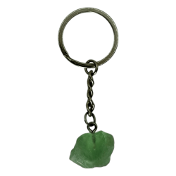 Porte-clés minéral brut Fluorite - Tranquillité, Sagesse et Volonté