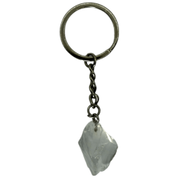 Chaveiro Mineral Bruto Quartz Rock - Concentração e Memória