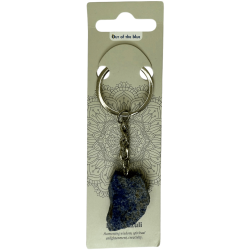 Porte-clés Minéral Brut Lapis Lazuli - Sagesse,...