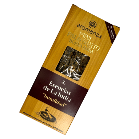 ミニパロサントグッドウェーブインセンスオブインドアロマンツァアルゼンチン - 8 Smokes 40分 - 謙虚さ