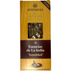 Mini Palo Santo Good Wave Essences d’Encens d’Inde Aromanza Argentina - 8 Fumées Durée 40min - Humilité