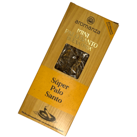 Mini Palo Santo Good Wave Encens Super Palo Santo Aromanza Argentina - 8 Fumées Durée 40min