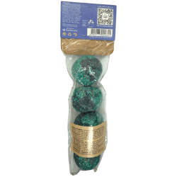 Aromanza Argentina Magic Protection Spheres - 4 bombes débilisantes de Benjoin, Eucalyptus, Menthe et Feuilles de Romarin