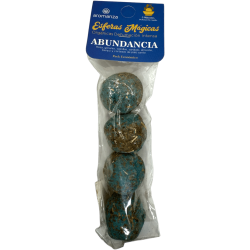 Esferes Màgiques Abundància Aromanza Argentina - 4 bogeries Rosa, Geranio, Vainilla, Sandalo, Almizcle, Benjuí i Palo Santo