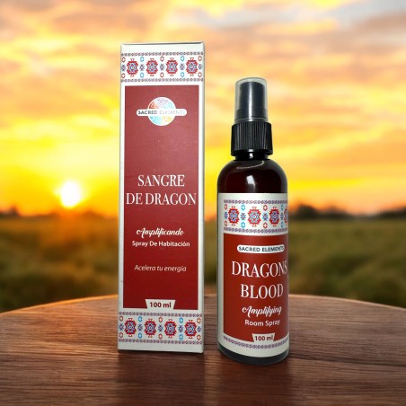 Spray désodorisant Dragon’s Blood Accélérez votre énergie ÉLÉMENTS SACRÉS de HEM - 100ml. - Amplifiant