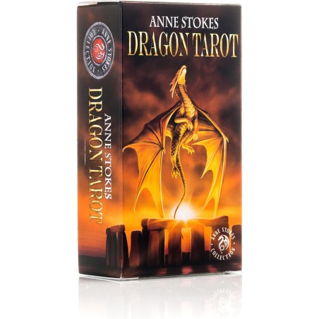 Tarot Dragon de Anne Stokes - Fournier - 78 cartas a todo color y folleto de instrucciones