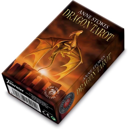Tarot Dragon de Anne Stokes - Fournier - 78 cartas a todo color y folleto de instrucciones