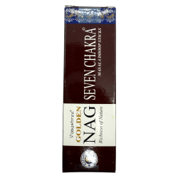 GOLDEN NAG Dhoop Incense Seven Chakras - Masala Dhoop Sticks - 10 バー 1 パック