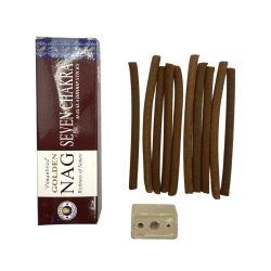 GOLDEN NAG Dhoop Incense Seven Chakras - Masala Dhoop Sticks - 10 バー 1 パック