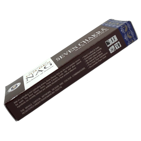 GOLDEN NAG Dhoop Incense Seven Chakras - Masala Dhoop Sticks - 10 バー 1 パック