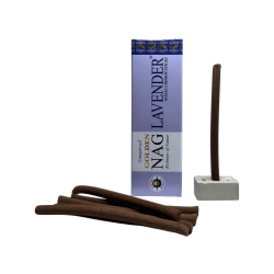 Encens GOLDEN NAG Dhoop Lavande - Masala Dhoop Sticks - 1 paquet de 10 barres