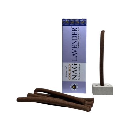 GOLDEN NAG Dhoop Lavender Incense - Masala Dhoop Sticks - 10バールの1パック