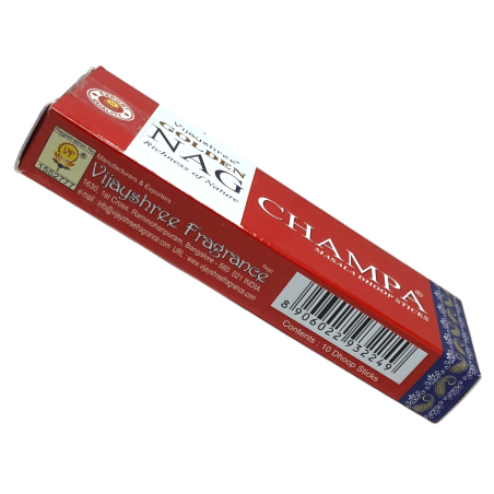 GOLDEN NAG Dhoop Champa Incense - Masala Dhoop Sticks - 10バー1パック