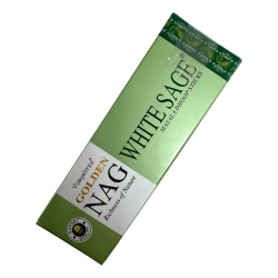 Incenso Dhoop GOLDEN NAG Salvia Bianca - Bastoncini Masala Dhoop - 1 confezione da 10 barrette