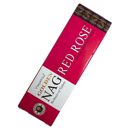 GOLDEN NAG Dhoop Roses Incense - Masala Dhoop Sticks - 10バー1パック