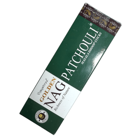 GOLDEN NAG Dhoop Patchouli Incense - Masala Dhoop Sticks - 10バールの1パック