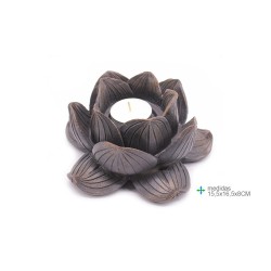 Lotus Bloem Hars Kandelaar 15,5x16x5x8cm