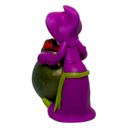 Vrăjitoarea de succes cu cazan 6x5cm - Amuletă ezoterică HOSTENATURA - Calea bună, noroc, speranță și dezvoltare