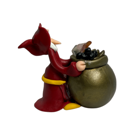 Friendship Witch with Cauldron 6x5cm - Esoteric Amulet HOSTENATURA - Preserves union, strength, strength, courage and friends