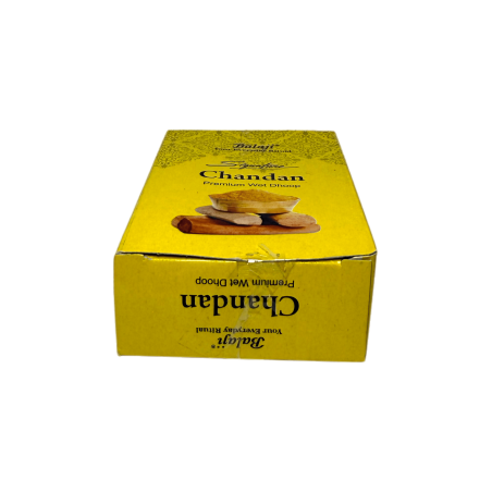 بخور Dhoop Chandan Balaji Signature Premium - علبة مع 10 أعواد بخور