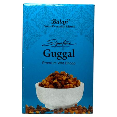 Dhoop Guggal Balaji Signature Premium Räucherstäbchen - Box mit 10 Räucherstäbchen dhoop