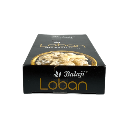 Encens Premium Dhoop Loban Balaji Premium Wet Dhoop - Boîte de 10 bâtonnets d’encens dhoop