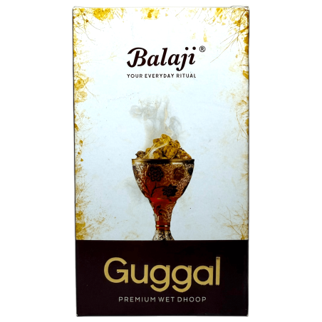 Kadzidełko Premium Dhoop Guggal Balaji Premium Wet Dhoop - Pudełko z 10 kadzidełkami dhoop