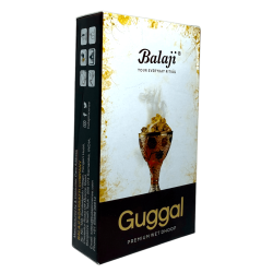 Kadzidełko Premium Dhoop Guggal Balaji Premium Wet Dhoop - Pudełko z 10 kadzidełkami dhoop