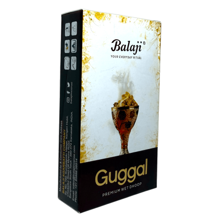 Premium Räucherstäbchen Dhoop Guggal Balaji Premium Wet Dhoop - Box mit 10 Dhoop Räucherstäbchen