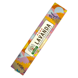 Incenso de Lavanda Pura Namastê Índia Premium Masala - pacote de 15gr.
