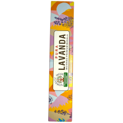 Incenso de Lavanda Pura Namastê Índia Premium Masala - pacote de 15gr.