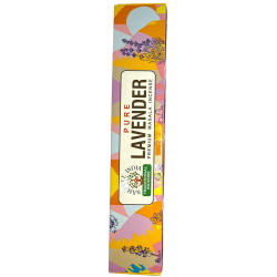 Pure Lavendel Wierook Namaste India Premium Masala - 15gr verpakking.