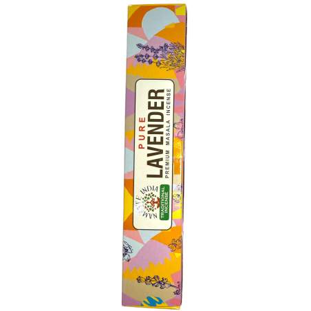 ピュアラベンダーインセンスナマステインドプレミアムマサラ-15grパック。