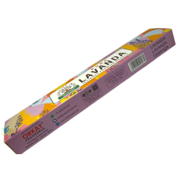 Incenso de Lavanda Pura Namastê Índia Premium Masala - pacote de 15gr.