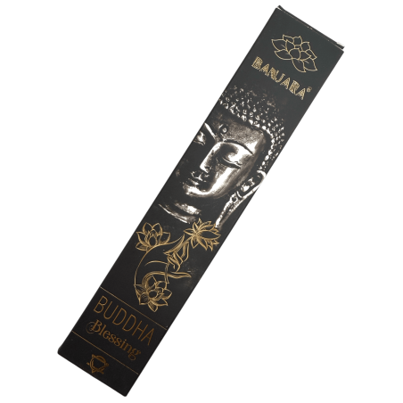 Encens Bouddha Bénédiction BANJARA - 1 Paquet de 15gr Encens Fleur de Lotus Masala