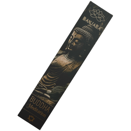 Incenso de Buda BANJARA de Meditação - 1 Pacote de 15gr Incenso Patchouli e Eucalipto Masala