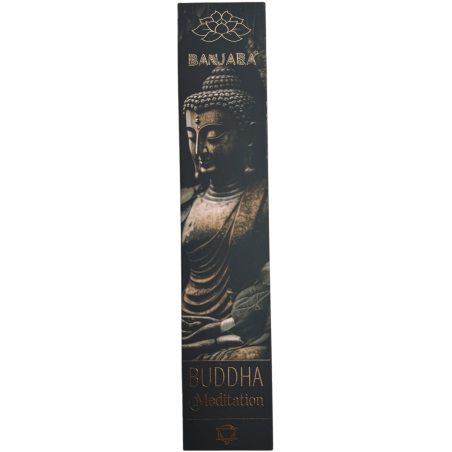 Encens Bouddha Méditation BANJARA - 1 Paquet de 15gr Encens Patchouli et Eucalyptus Masala