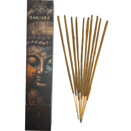 Incenso Buddha Pace Interiore BANJARA - 1 Confezione da 15gr Incenso Lavanda e Camomilla Masala