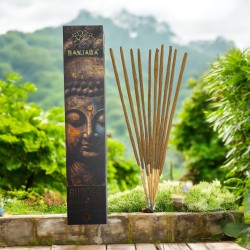 Incenso de Buda Paz Interior BANJARA - 1 Pacote de Incenso de Lavanda e Camomila Masala de 15gr
