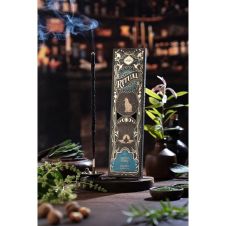 Ritual Incense Manifest Heilige Mutter Salbei und Benzoe - 6 dicke Stäbchen von ca. 1h Dauer