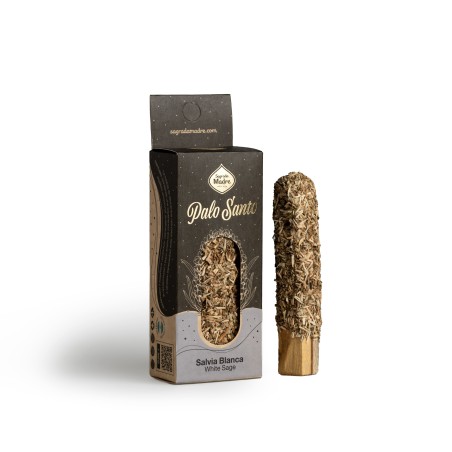 Palo Santo Stick White Sage Sagrada Madre - Incenso - Palo Santo Peru, Rosa, Lavanda, Cedro, Laranja, Eucalipto