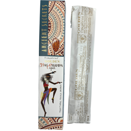 Encens Copal Doré et Nag Champa Or Ancient Secrets Vijayshree - Sachet de 15gr.
