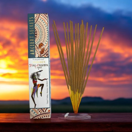 Incenso Golden Copal e Nag Champa Golden Ancient Secrets Vijayshree - pacote de 15gr.
