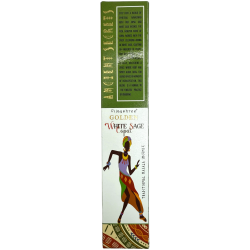Golden Copal and White Sage Incense Golden Ancient Secrets Vijayshree - 15gr pack.