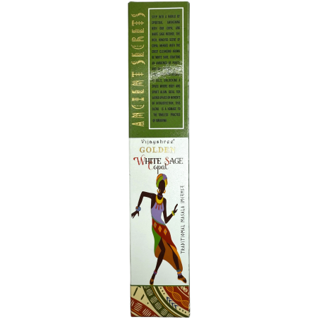 Incenso Copale d'Oro e Salvia Bianca Golden Ancient Secrets Vijayshree - Confezione da 15gr.
